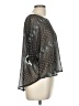 Mimi Chica 100% Polyester Black 3/4 Sleeve Blouse Size M - photo 4