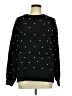 Staccato Polka Dots Black Pullover Sweater Size L - photo 1