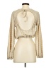 Sincerely Jules Tan Long Sleeve Blouse Size S - photo 2
