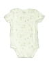 Carter's 100% Cotton Print Ivory Short Sleeve Onesie 12-18 MO / 18 MO - photo 1