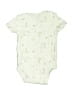 Carter's 100% Cotton Print Ivory Short Sleeve Onesie 12-18 MO / 18 MO - photo 2