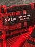 Shein Plaid Red Long Sleeve Button-Down Shirt Size S - photo 7
