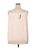 The Limited 100% Polyester Ivory Sleeveless Blouse Size 3X - photo 2