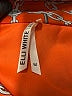 Elli White Paisley Orange Cocktail Dress Size M - photo 3