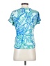 Lilly Pulitzer Blue Short Sleeve Blouse Size S - photo 2