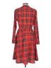 Shein Plaid Red Casual Dress Size 12 - photo 2