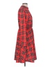 Shein Plaid Red Casual Dress Size 12 - photo 4