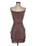 Glare Metallic Brown Cocktail Dress Size XXS (estimated) - photo 1