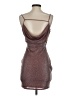 Glare Metallic Brown Cocktail Dress Size XXS (estimated) - photo 2