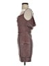 Glare Metallic Brown Cocktail Dress Size XXS (estimated) - photo 5