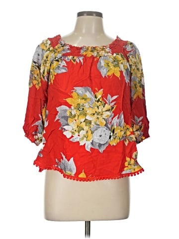 Unique Spectrum 3/4 Sleeve Blouse (view 1)