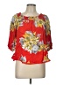 Unique Spectrum Red 3/4 Sleeve Blouse Size L - photo 1