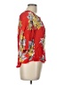 Unique Spectrum Red 3/4 Sleeve Blouse Size L - photo 4