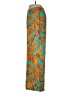 Bar III 100% Polyester Paisley Orange Casual Pants Size 8 - photo 5