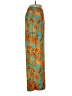 Bar III 100% Polyester Paisley Orange Casual Pants Size 8 - photo 4