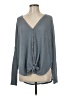 Blu Pepper Gray Long Sleeve Top Size M - photo 1