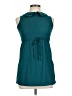 Bebop Teal Sleeveless Blouse Size L - photo 1