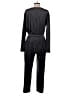 Ann Taylor LOFT Outlet Metallic Black Jumpsuit Size M - photo 2