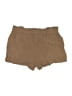 Shinestar 100% Rayon Brown Khaki Shorts Size L - photo 1