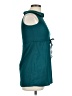 Bebop Teal Sleeveless Blouse Size L - photo 4
