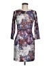 H&M Print Purple Cocktail Dress Size 6 - photo 1