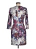 H&M Print Purple Cocktail Dress Size 6 - photo 2