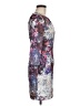 H&M Print Purple Cocktail Dress Size 6 - photo 4
