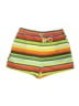 Kaileigh Stripes Yellow Board Shorts Size L - photo 1