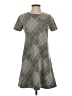 Calvin Klein Argyle Gray Casual Dress Size 4 - photo 1