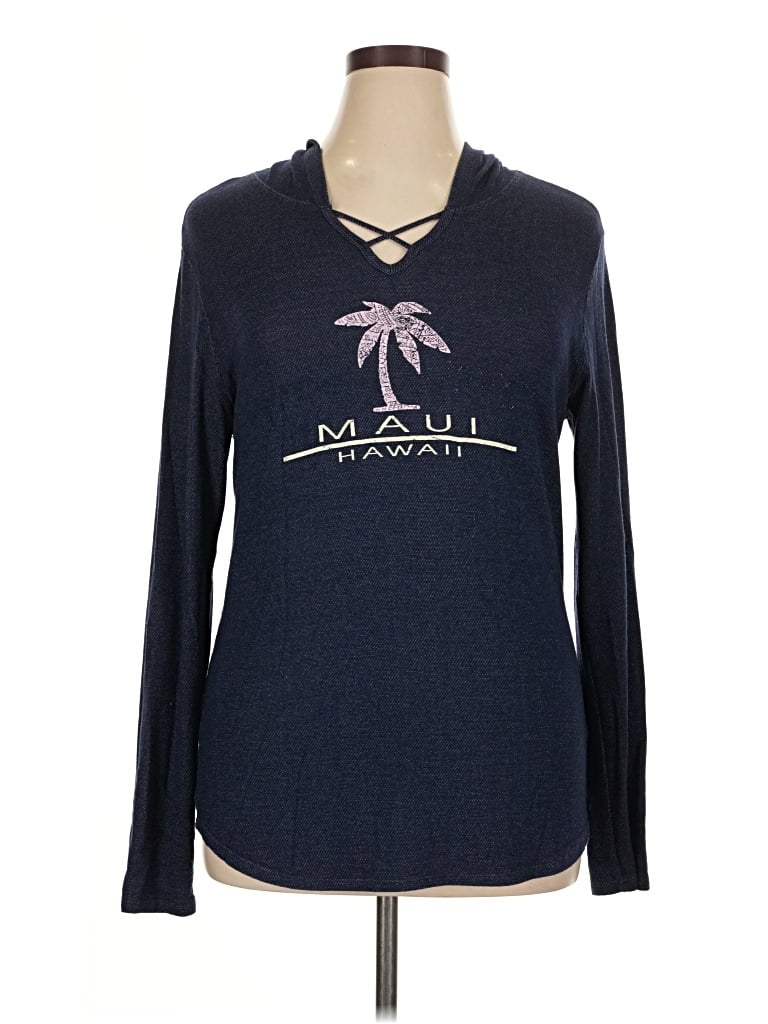 Pre-owned Blue 84 Pullover Hoodie In Blue