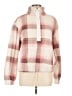 No Boundaries 100% Recycled Polyester Plaid Pink Pullover Sweater Size M - photo 1