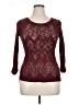 Pink Rose 100% Acrylic Burgundy Pullover Sweater Size XL - photo 1