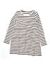 Unbranded 100% Cotton Stripes Ivory Burgundy Dress One size (toddler) - photo 1