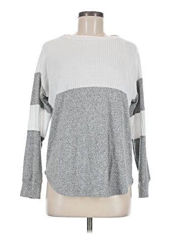 Blue Rain Pullover Sweater (view 1)