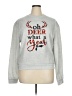 Assorted Brands 100% Polyester Print Silver Gray Sweatshirt Size 1X - photo 1