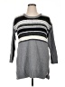 RACHEL Rachel Roy Stripes Gray Pullover Sweater Size XL - photo 1