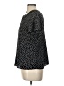 Maurices Polka Dots Black Short Sleeve Blouse Size L - photo 5