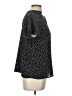 Maurices Polka Dots Black Short Sleeve Blouse Size L - photo 4