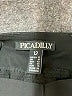 Picadilly Fashions Solid Black Active Pants Size 12 - photo 7