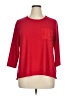 89th & Madison Red 3/4 Sleeve T-Shirt Size XL - photo 1