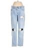 Zara 100% Cotton Stripes Blue Jeans Size 2 - photo 1