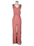 Derek Heart 100% Rayon Solid Pink Jumpsuit Size S - photo 1
