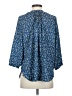 Jachs Girlfriend 100% Polyester Blue 3/4 Sleeve Blouse Size XS - photo 2
