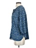 Jachs Girlfriend 100% Polyester Blue 3/4 Sleeve Blouse Size XS - photo 5