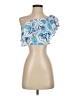 Shein 100% Polyester Blue Sleeveless Top Size 4 - photo 1