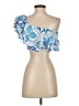 Shein 100% Polyester Blue Sleeveless Top Size 4 - photo 2