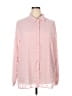 Unbranded 100% Polyester Hearts Pink Long Sleeve Blouse Size 3X - photo 1