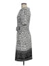 Phase Seven Graphic Gray Casual Dress Size 8 - photo 5
