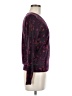 Daniel Rainn Floral Burgundy Pullover Sweater Size 9 - photo 4