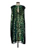 ASOS 100% Polyester Stars Green Cocktail Dress Size 24 waist - photo 2